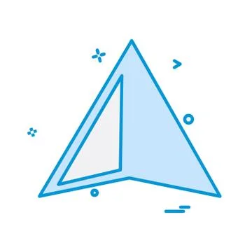 Up arrow icon design vector Stock Illustration