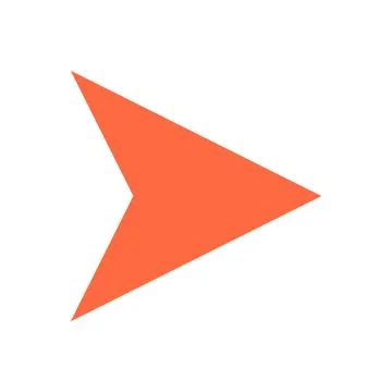 Arrow icon direction button pointer sign flat Illustrazione stock