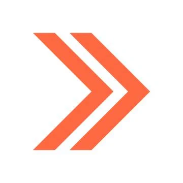 Arrow icon direction button pointer sign flat Stock Illustration