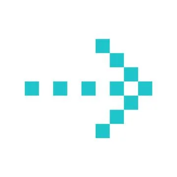 Arrow icon direction digital sign pointer button 스톡 일러스트