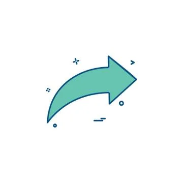 Arrow icon direction left vector Stock Illustration