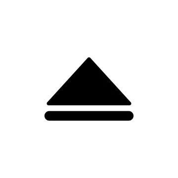 Up arrow icon. Element of minimalistic icon for mobile concept and web apps Stock Illustration
