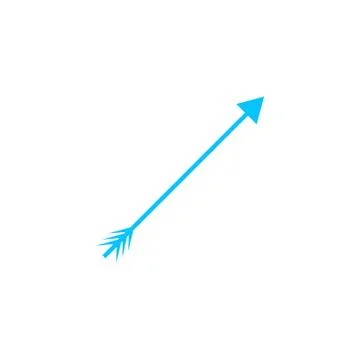 Arrow icon flat. Stock Illustration