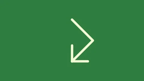 Arrow on icon gesture figure style creative elements emotion depth cartoonish Stock Footage 335697066