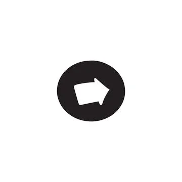 Arrow icon hand drawn isolated Stock Illustration