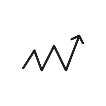 Arrow icon hand drawn isolated Stock Illustration