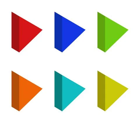 Arrow icon illustrated in vector on white background Stock Illustration