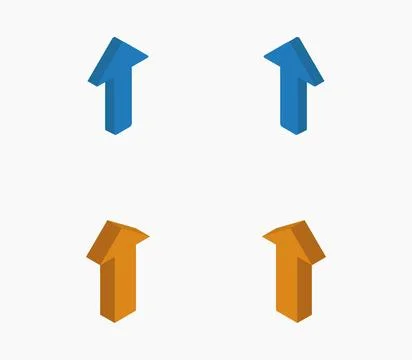 Arrow icon illustrated in vector on white background arrow icon illustrate... Stock Photos