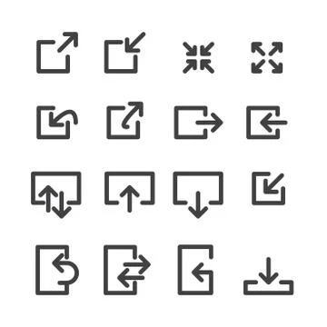 Arrow icon Stock Illustration