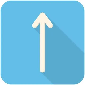 Up Arrow icon Stock Illustration