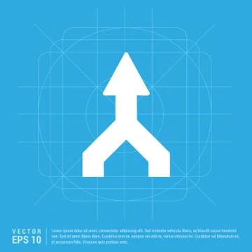 Up arrow icon イラスト素材