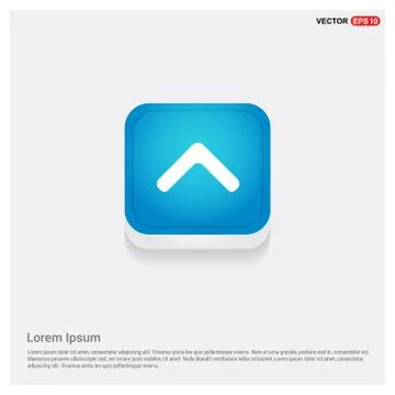 Up arrow icon Illustrazione stock