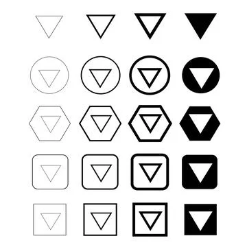 Arrow icon Illustrazione stock