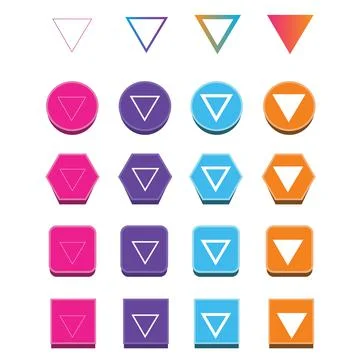 Arrow icon Illustrazione stock