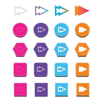 Arrow icon Illustrazione stock