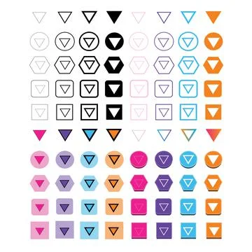 Arrow icon Illustrazione stock