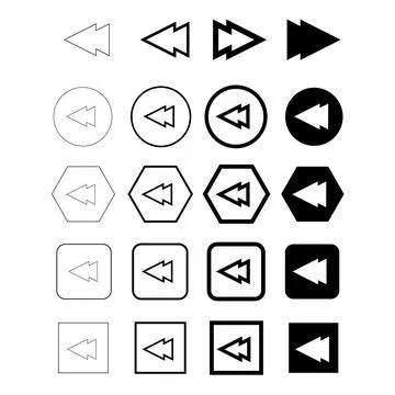 Arrow icon Illustrazione stock