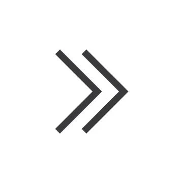 Arrow Icon. isolated perfect pixel with flat style in white background for UI Stock Illustration
