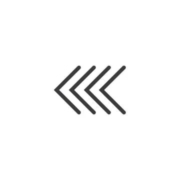 Arrow Icon. isolated perfect pixel with flat style in white background for UI Stock Illustration