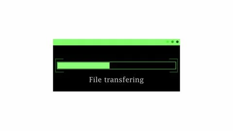 Arrow icon loading bar black background. Illustrazione stock