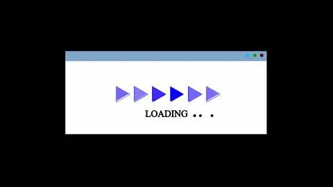 Arrow icon loading bar white background. Stock Illustration