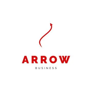 Arrow Icon Logo Design Template Stock Illustration