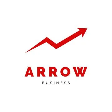 Arrow Icon Logo Design Template Stock Illustration