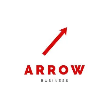 Arrow Icon Logo Design Template Stock Illustration