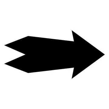 Arrow icon. Modern simple arrow or cursor. Directional arrow flat style isolated Ilustração Stock