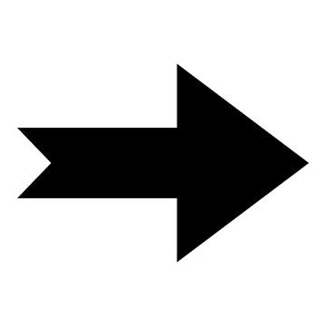 Arrow icon. Modern simple arrow or cursor. Directional arrow flat style isolated Stock Illustration