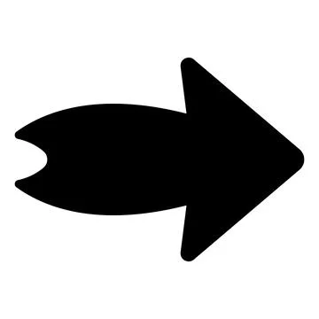 Arrow icon. Modern simple arrow or cursor. Directional arrow flat style isolated Stock Illustration