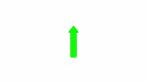 Arrow Icon Motion Graphics  4K Animation Loop Stock Footage 312343809