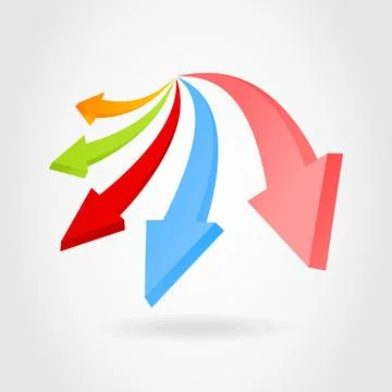 Arrow an icon Stock Photos