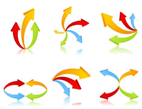 Arrow icon Stock Photos