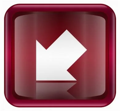 Arrow icon red Иллюстрация