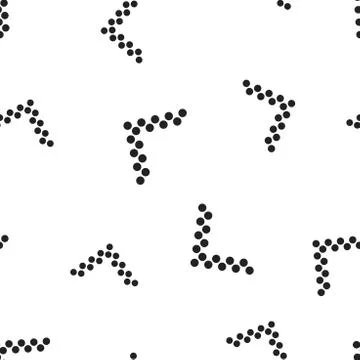 Arrow icon seamless pattern background. Business concept vector illustration. Stock Illustration
