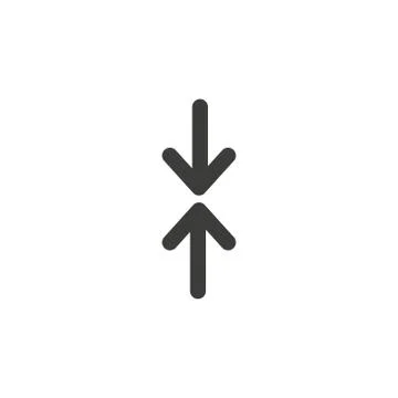 Arrow icon set. Collection of high quality outline menu pictograms in modern Stock Illustration