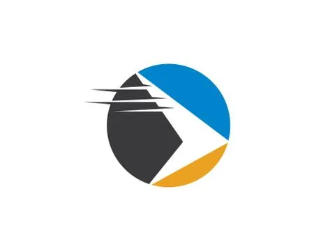 Arrow icon set vector illustration Logo Template Stock-Illustration