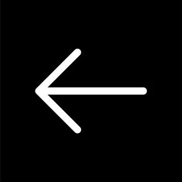 Arrow icon for simple flat style ui design Stock Illustration