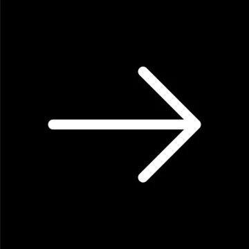 Arrow icon for simple flat style ui design Stock Illustration