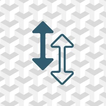 Arrow icon stock vector illustration flat design 库存插图