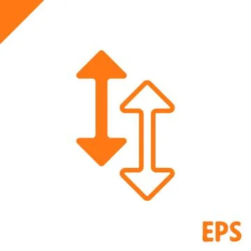 Arrow icon stock vector illustration flat design イラスト素材