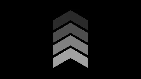Arrow icon swipe up animation black background. Stockbeeldmateriaal 336977899