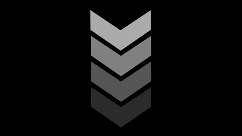 Arrow icon swipe down animation black background. Stock Footage 336977906