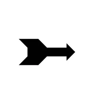 Arrow icon symbol vector. Arrow icon sign Stock Illustration