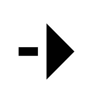 Arrow icon symbol vector. Arrow icon sign Stock Illustration