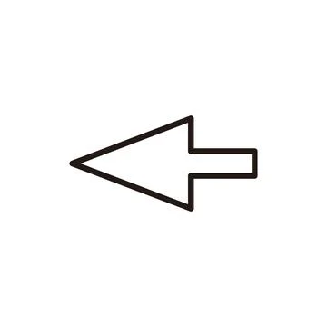 Arrow icon vector. Arrow sign and symbol for web design. Stock Illustration