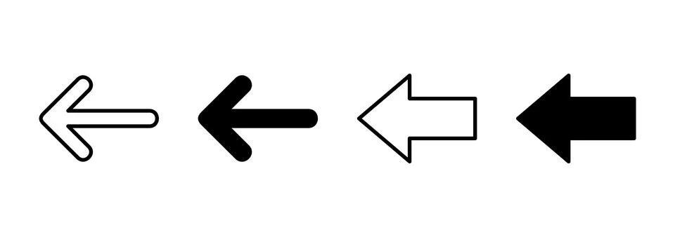 Arrow icon vector. Arrow sign and symbol for web design. Stock Illustration