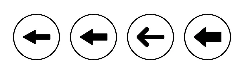 Arrow icon vector. Arrow sign and symbol for web design. Stock Illustration
