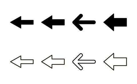 Arrow icon vector. Arrow sign and symbol for web design. Stock Illustration